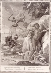 Perseo libera Andromeda dal mostro marino, 1731
